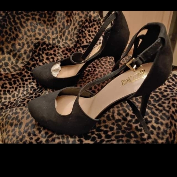 NEW BRASH HIDDEN PLATFORM SHOES HEELS SIZE 12 Heel 4.5" - Picture 7 of 13